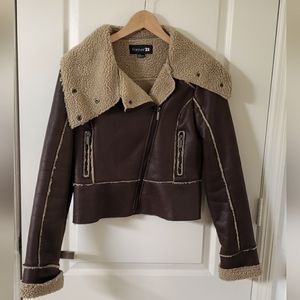 EUC Forever 21 brown women's coat, size M